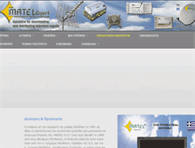 Tablet Screenshot of matel-export.com